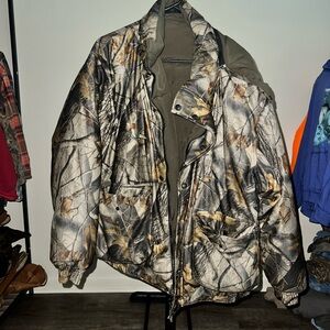 Remington Men's Camouflage Reversible Down Puffer Jacket Size XL
